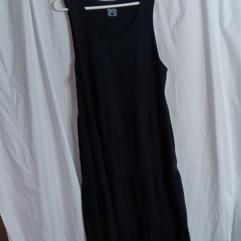 Sleeveless Black Maxi Dress